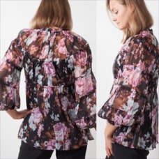 NWT Zimmermann Charm Tiered Blouse