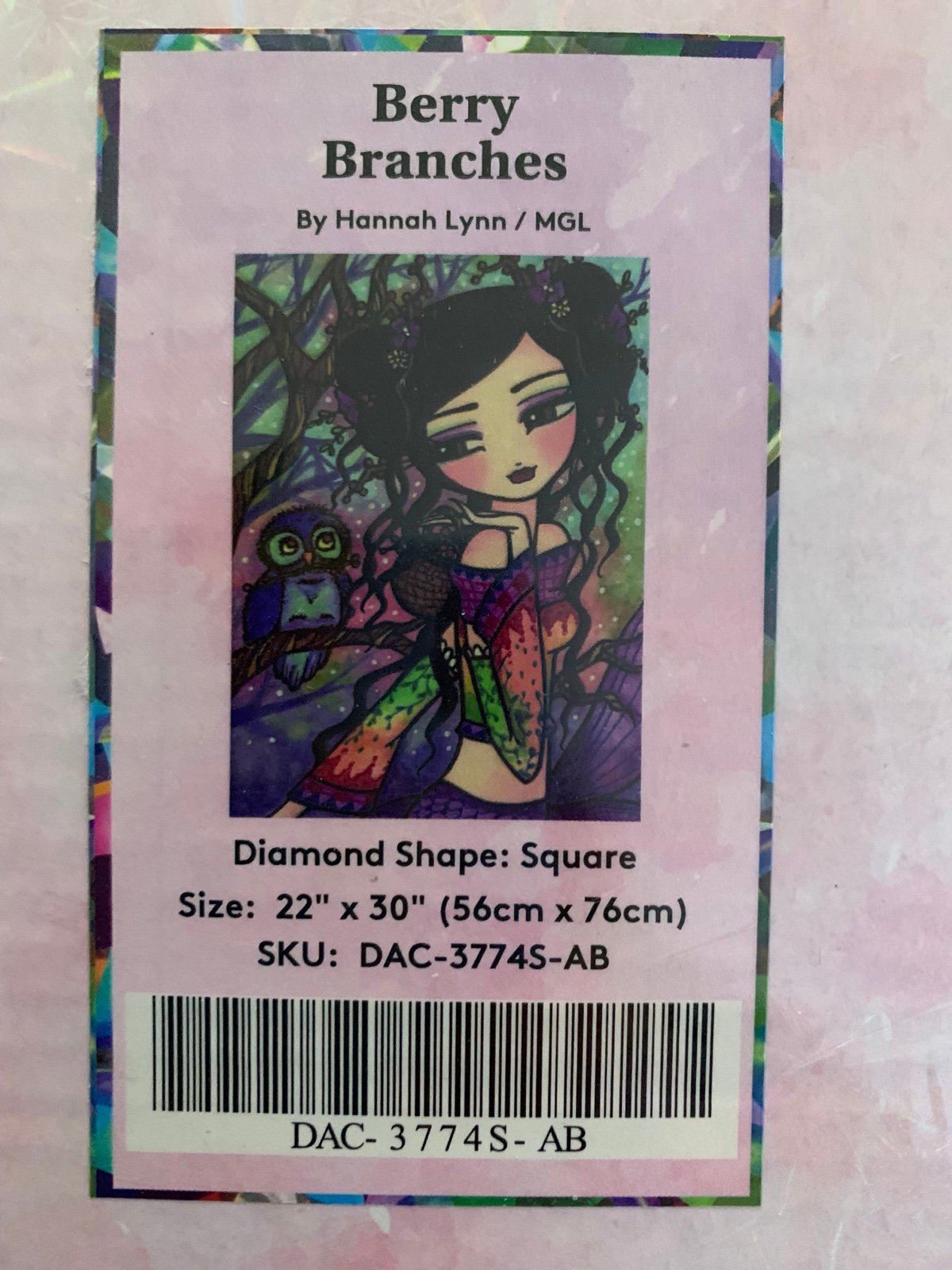 Diamond art club/Berry Branches by Hannah Lynn/Still Sealed