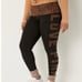 LARGE VS PINK COTTON HUGH WAIST FOLD OVER LEGGING NWT
