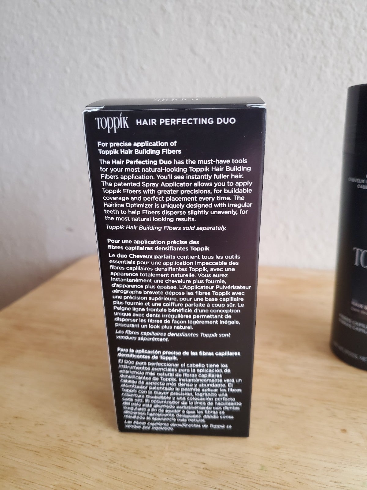 Toppik Dark Brown Economy Size Hair Building shops Fibers 27.5g & Hair Perfercting Duo