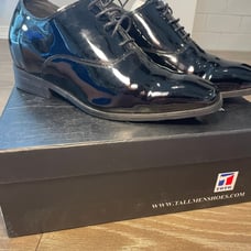 Toto Men's Dress Shoes Size 7 Black 3 Lift