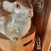 Vintage Silvestri paper mache Easter bunny, bunny decor, Easter decor