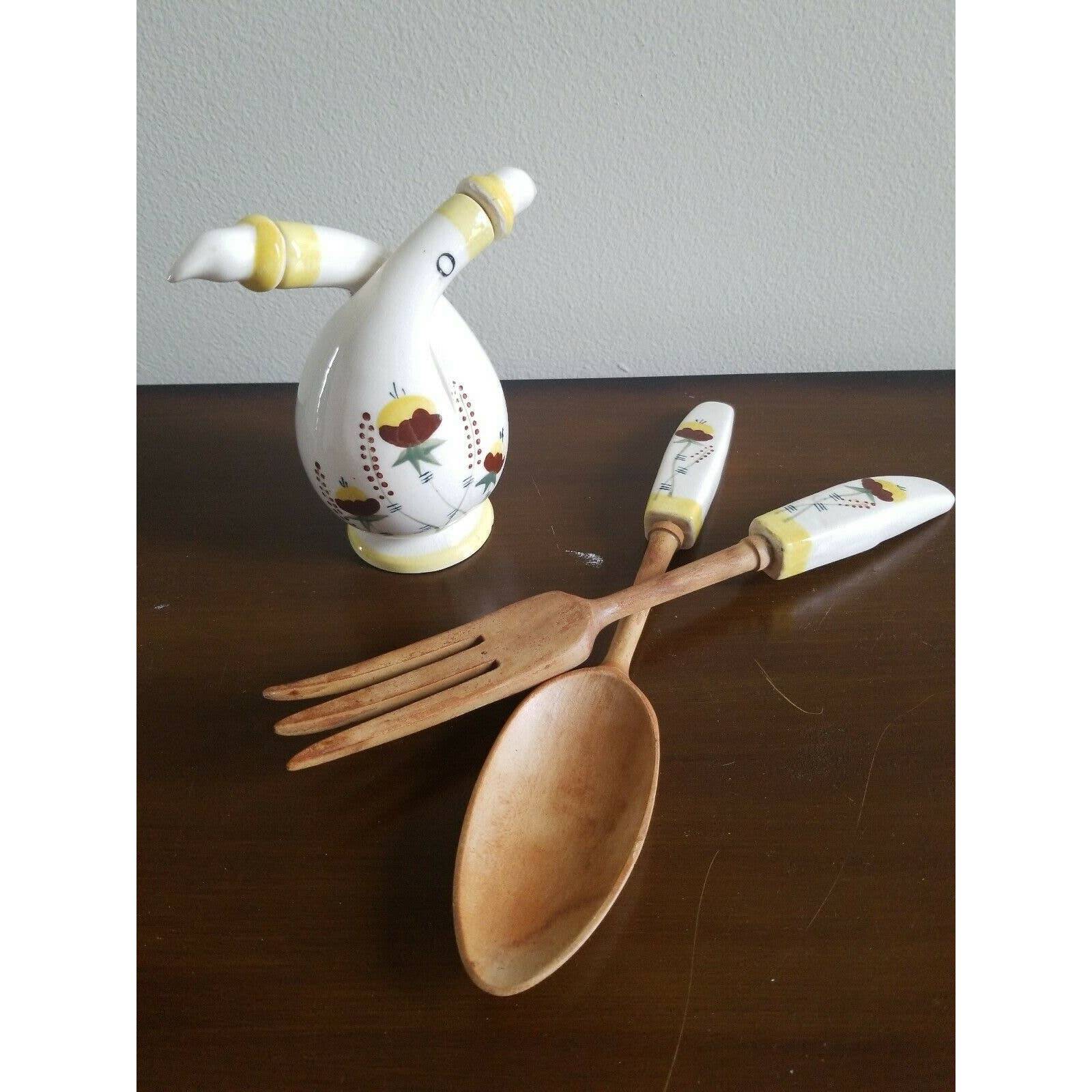 Vintage Cruet Fork Spoon Salad Set of 3