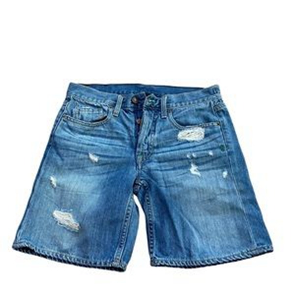 Genetic Denim Bermuda Shorts Jean Distressed Mid Rise Medium Wash Women’s 24