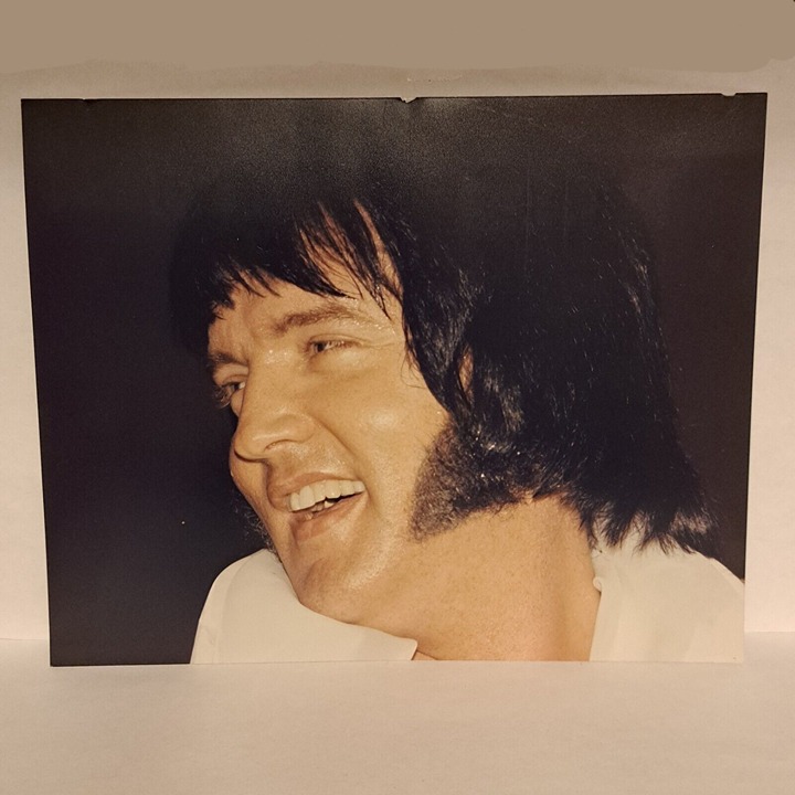 ELVIS PRESLEY Syracuse, NY 07/27/1976 R. LEECH Authentic Photo 20x25cm/8x10