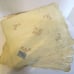 Donna Sharp Quilted Placemats Set of 4 Gold Embroidered Fleur-de-lis 15x18