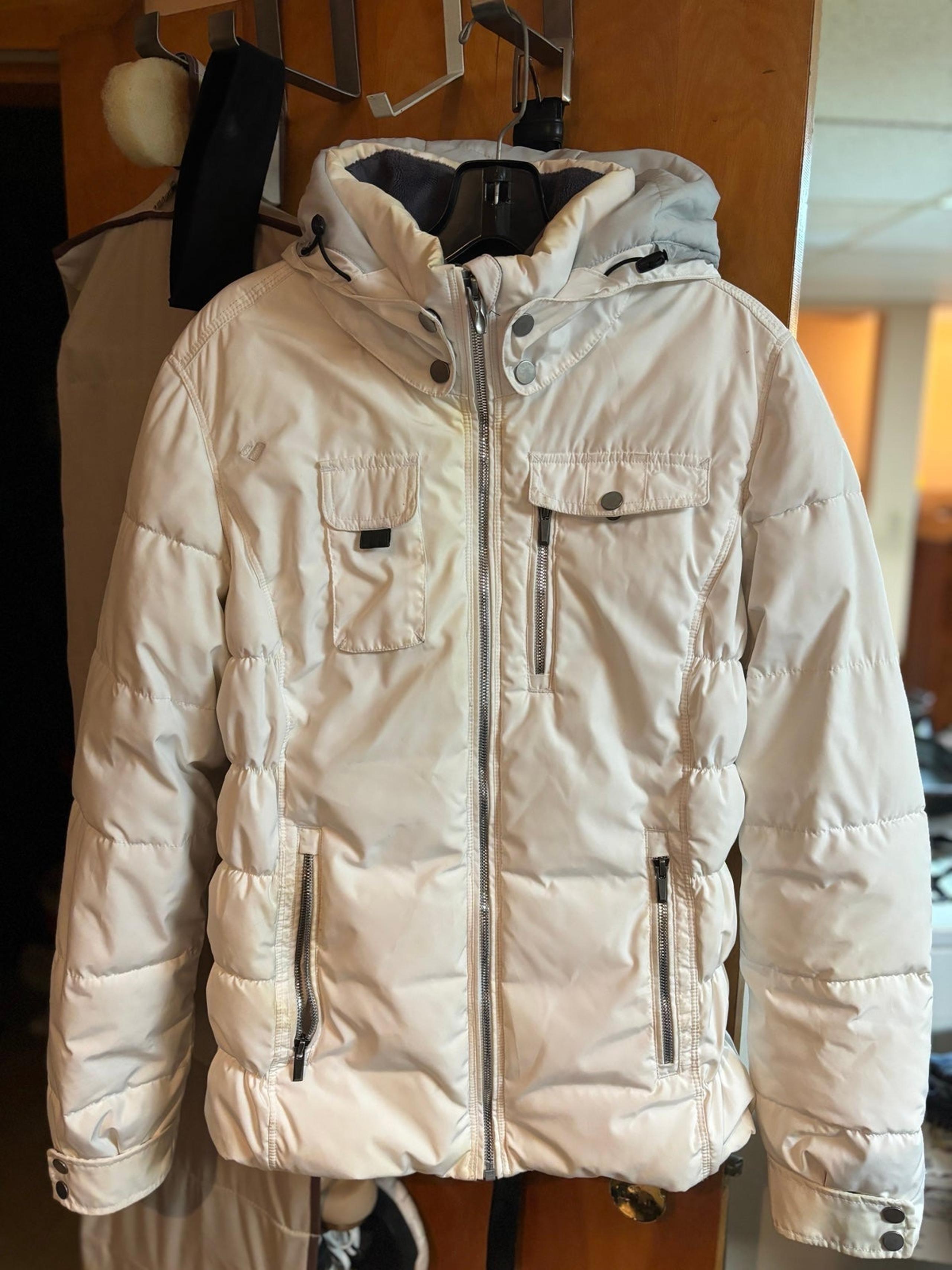 OBERMEYER Size (12) Women’s Thermore Insulated Winter Jacket Coat White