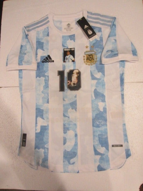Diego Maradona Argentina Infinity Tribute Match Slim Home Soccer Jersey 2020-21