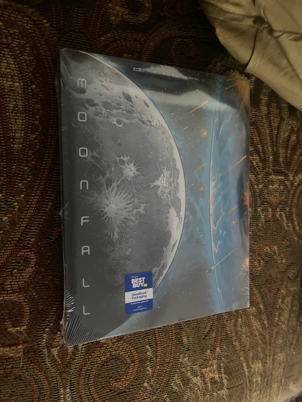 Moonfall 4K blu ray steelbook + slipcover NEW Best Buy exclusive limited edition