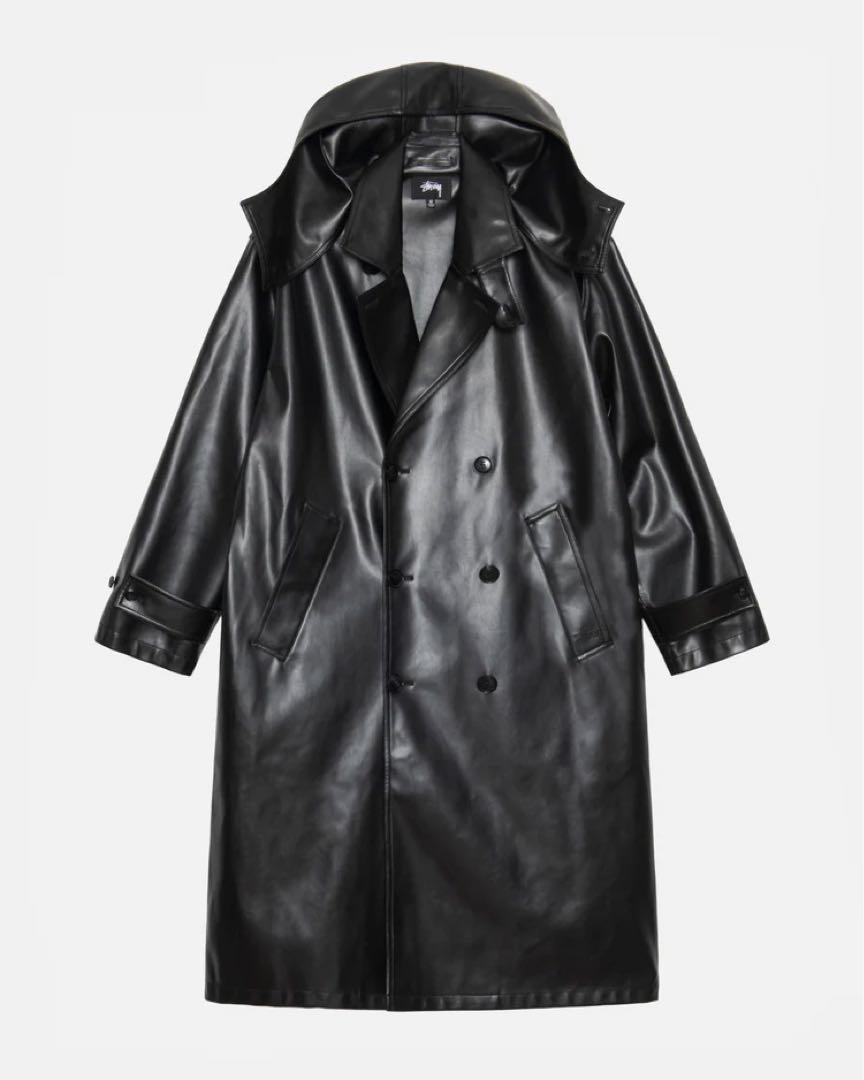 憧れの stussy 24AW DOUBLE BREASTED TRENCH ¥ ジャケット・アウター