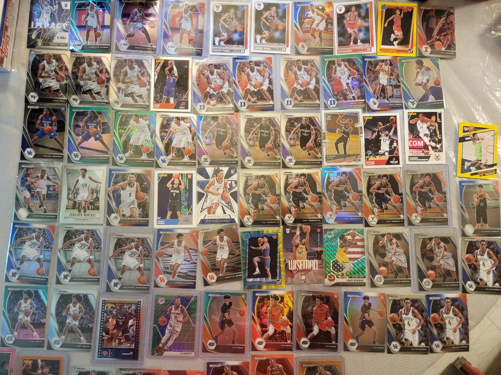 Huge basketball card lot