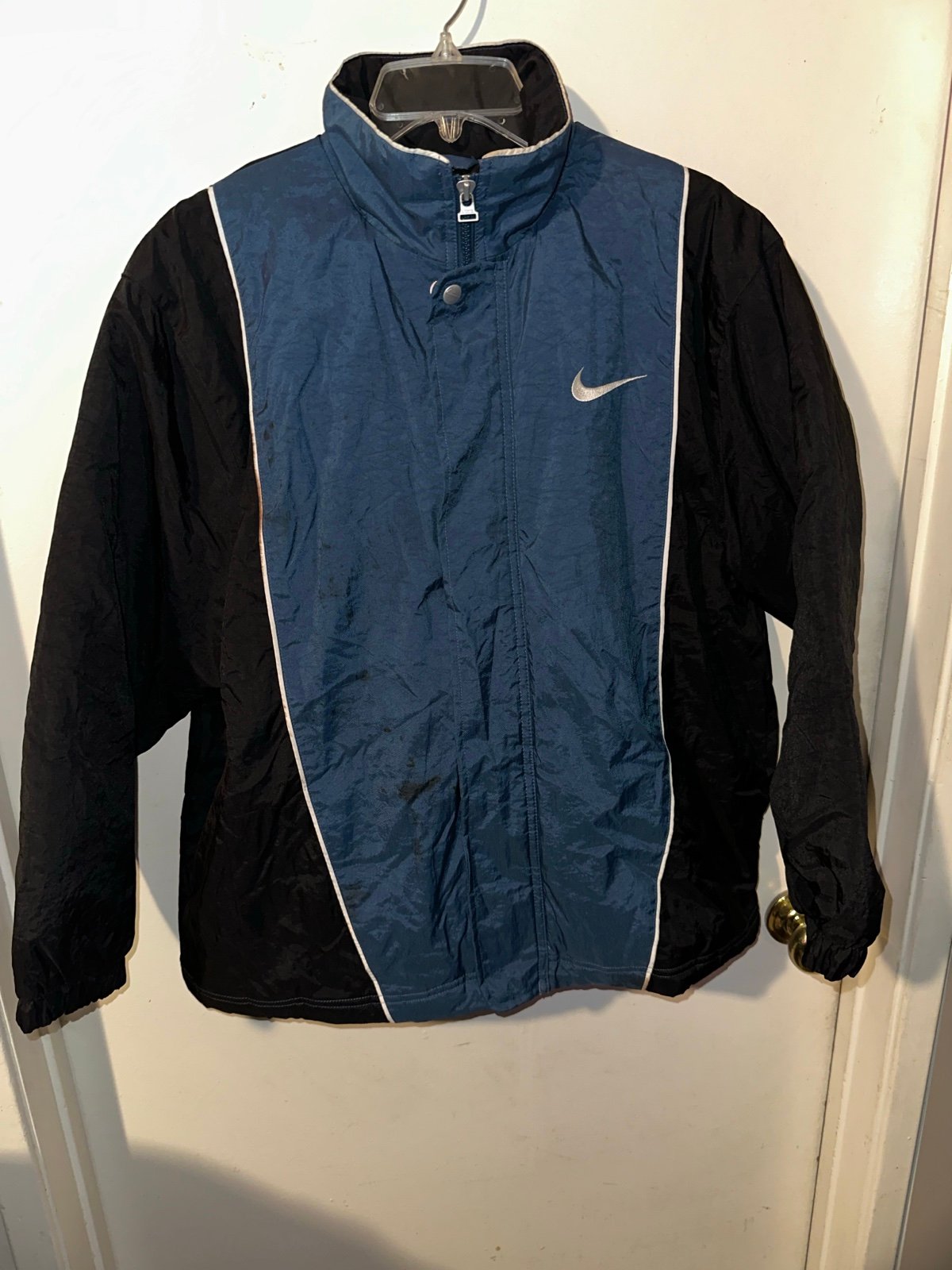 Vintage Rare Blue Nike Winter Jacket 90s Size Large