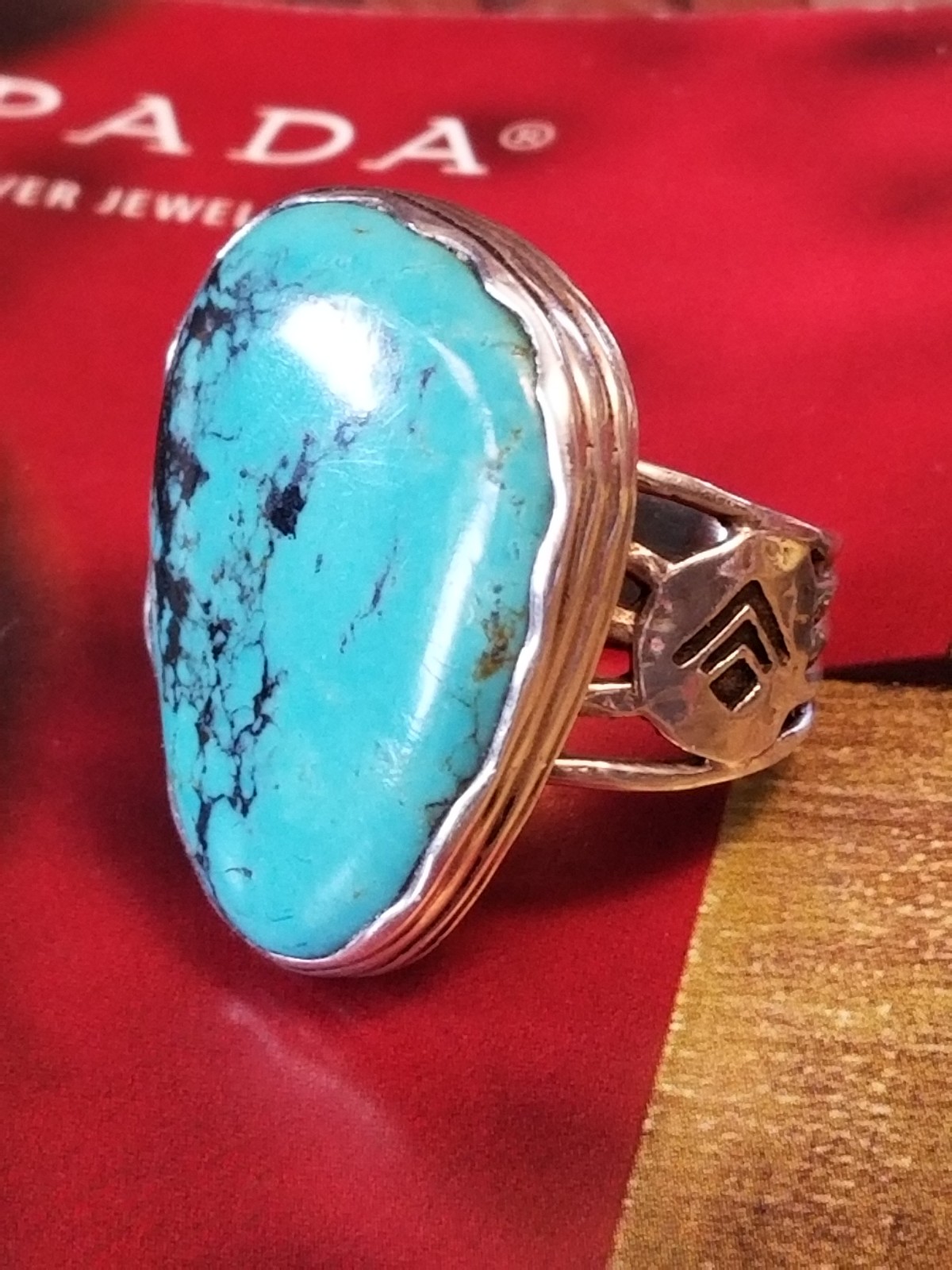 Silpada Sterling Silver Turquoise Ring, Size 10