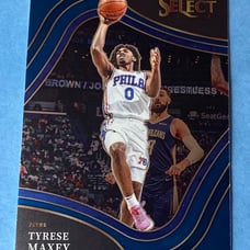 2021-22 Panini Select Tyrese Maxey Courtside