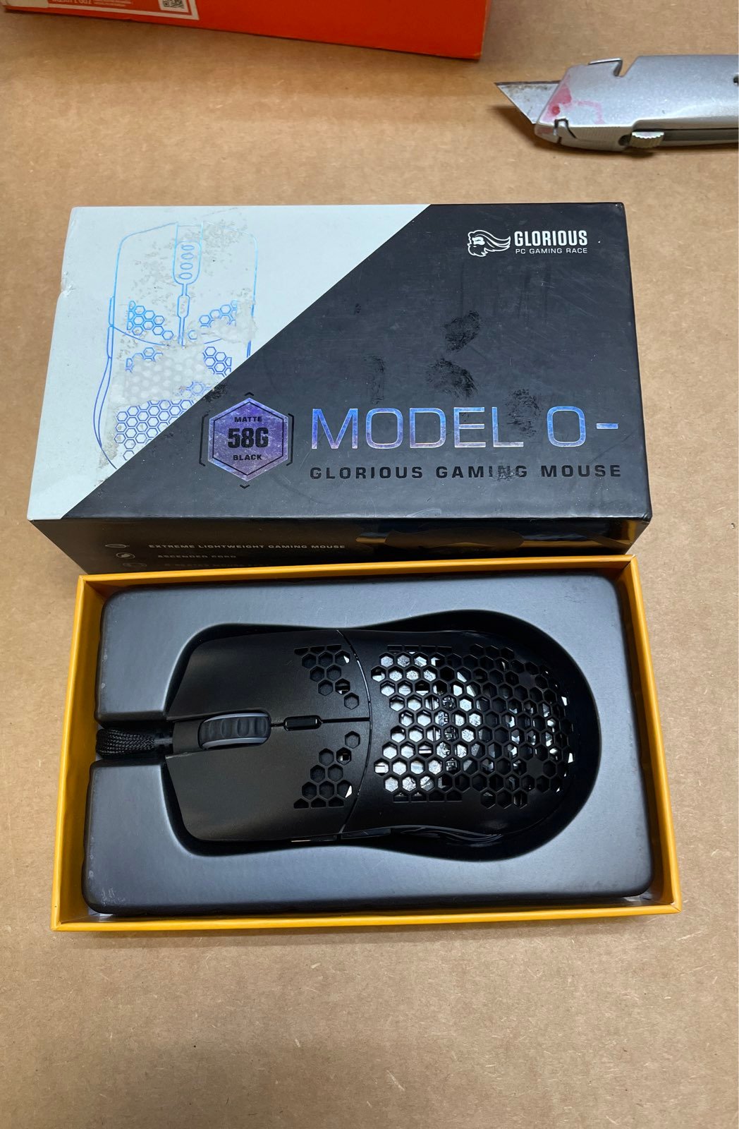 Glorious model o - matte black 58G