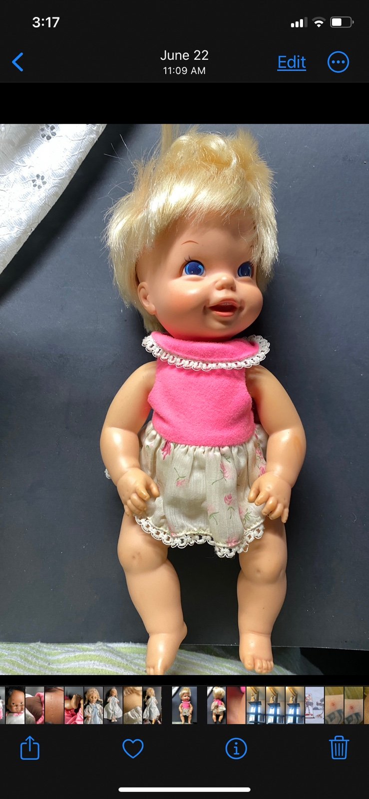 Vintage 1968 “Bouncy Baby” Mattel