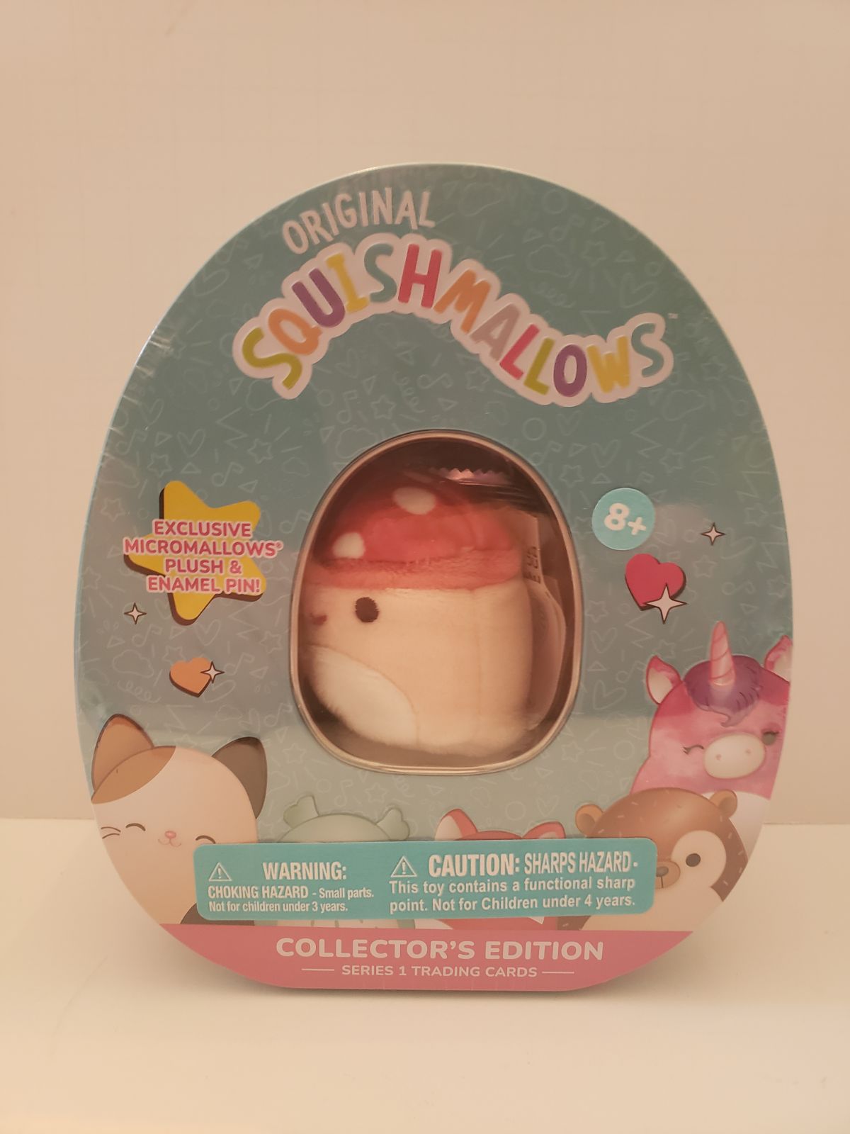 squishmallow collector tin Malcolm sealed