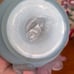 Vintage Victorian Bohemian Satin Glass Ewer Vase With Applied Flowers