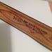 Vtg Rare Top Grain Leather 24K Gold flakes Belt