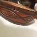 Vtg Rare Top Grain Leather 24K Gold flakes Belt