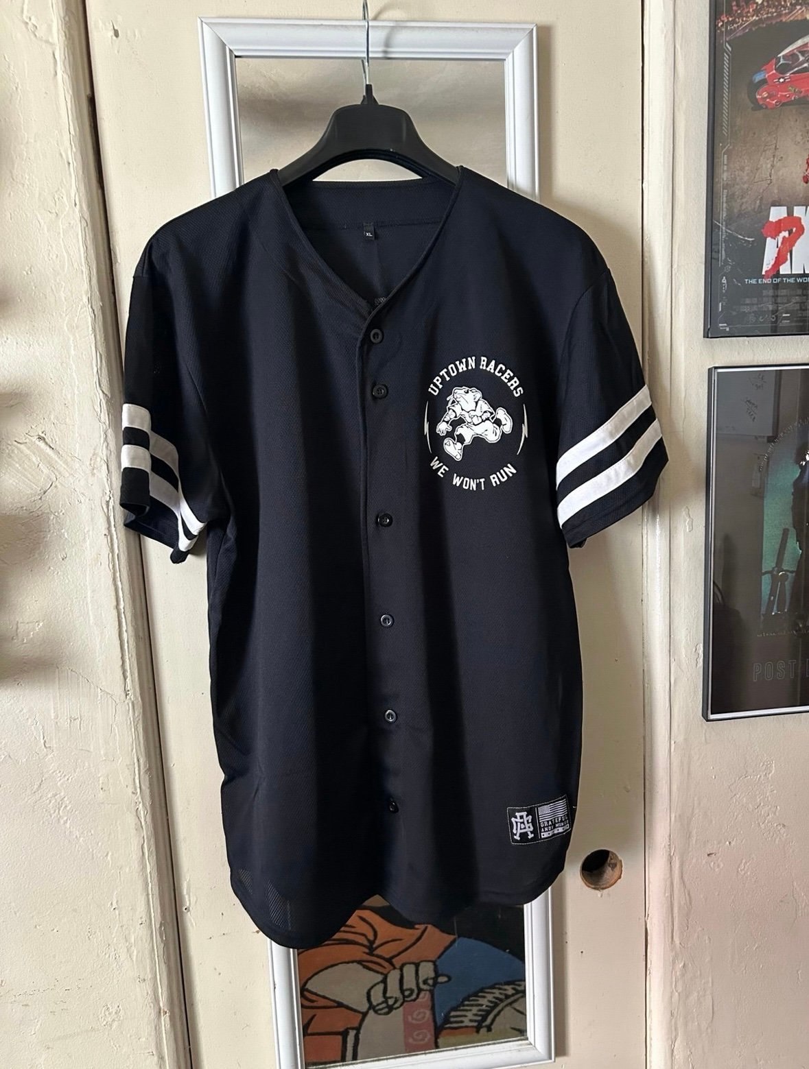 Andy Mineo x Grateful Apparel Uncomfortable Baseball Jersey Men’s XL