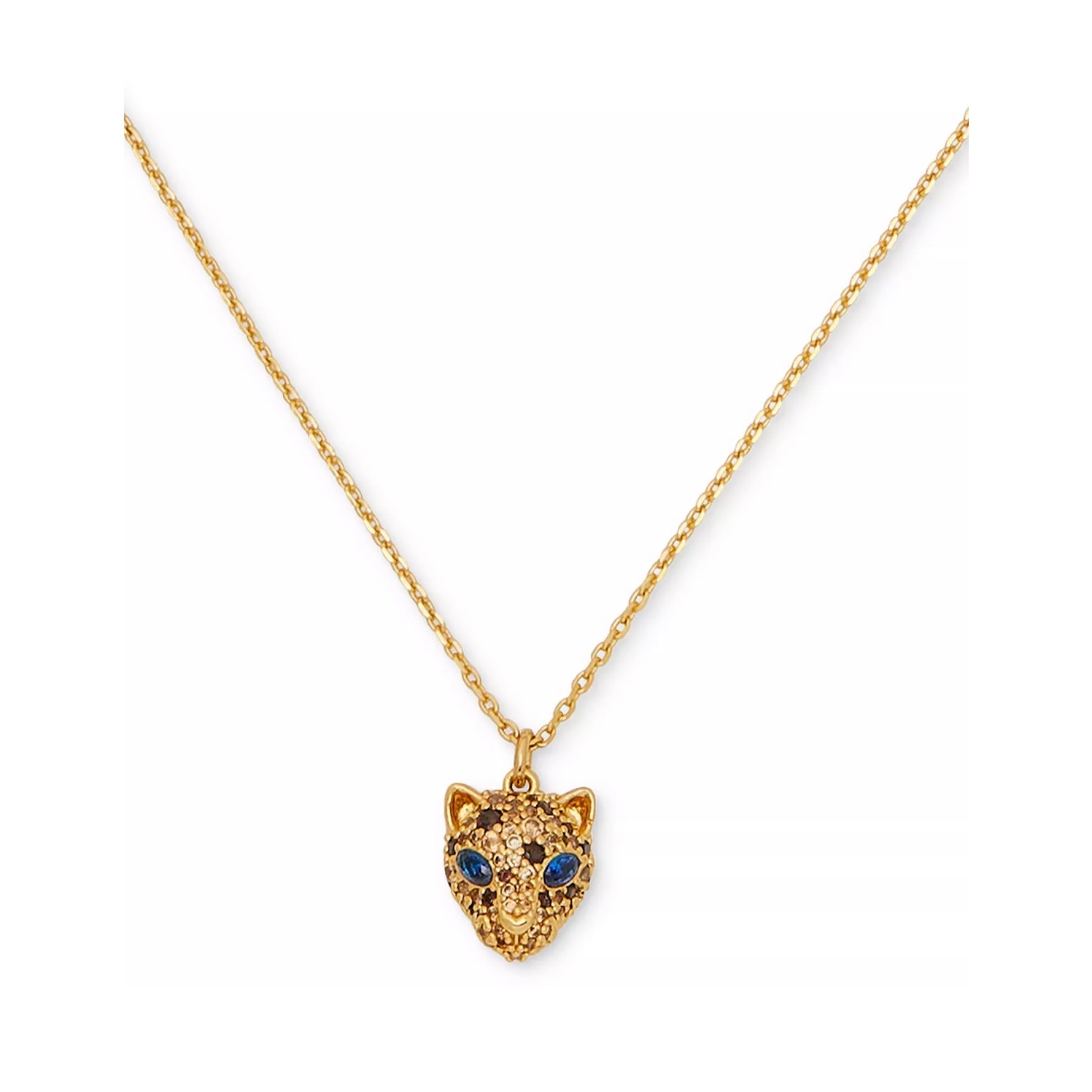 Kate Spade Leopard pendant necklace new