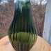 Hand blown Green Glass vase, large