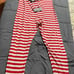 Theo + Leigh Women's Stripe One Piece Pajama Size M