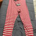 Theo + Leigh Women's Stripe One Piece Pajama Size M