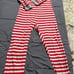 Theo + Leigh Women's Stripe One Piece Pajama Size M