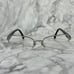 Michael Kors MK340 045 Eyeglasses Half Rim Silver Black Rectangle 50-18-135