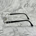 Michael Kors MK340 045 Eyeglasses Half Rim Silver Black Rectangle 50-18-135