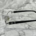 Michael Kors MK340 045 Eyeglasses Half Rim Silver Black Rectangle 50-18-135