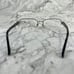 Michael Kors MK340 045 Eyeglasses Half Rim Silver Black Rectangle 50-18-135