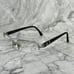 Michael Kors MK340 045 Eyeglasses Half Rim Silver Black Rectangle 50-18-135