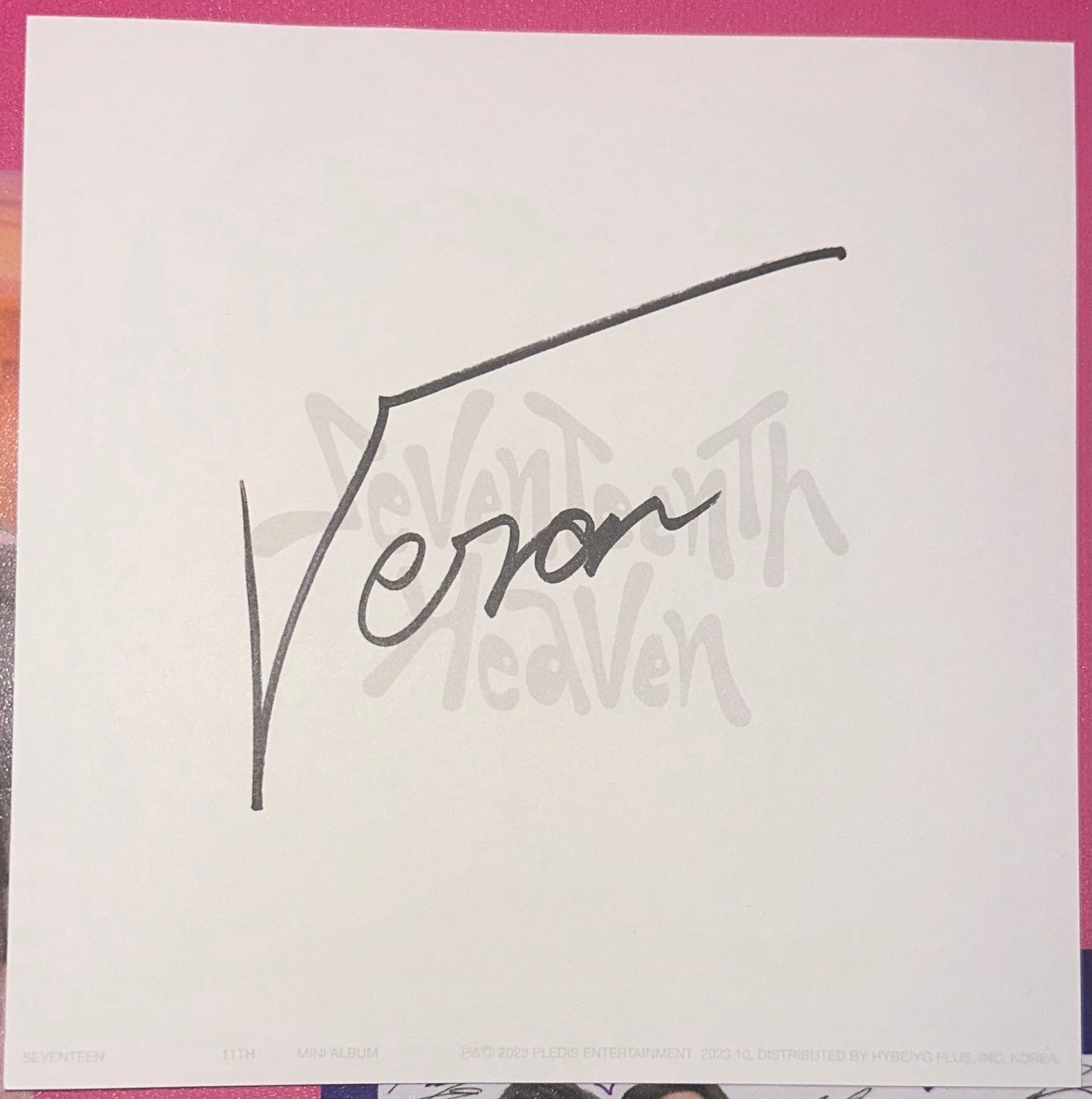 【新発売】 Seventeen's Vernon Signature | Mercari K-POP・アジア