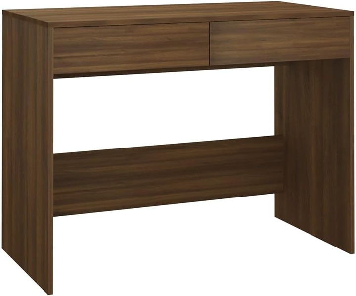 vidaXL Desk Brown Oak 39.8 x19.7 x30.1 Chipboard #UIC#3466