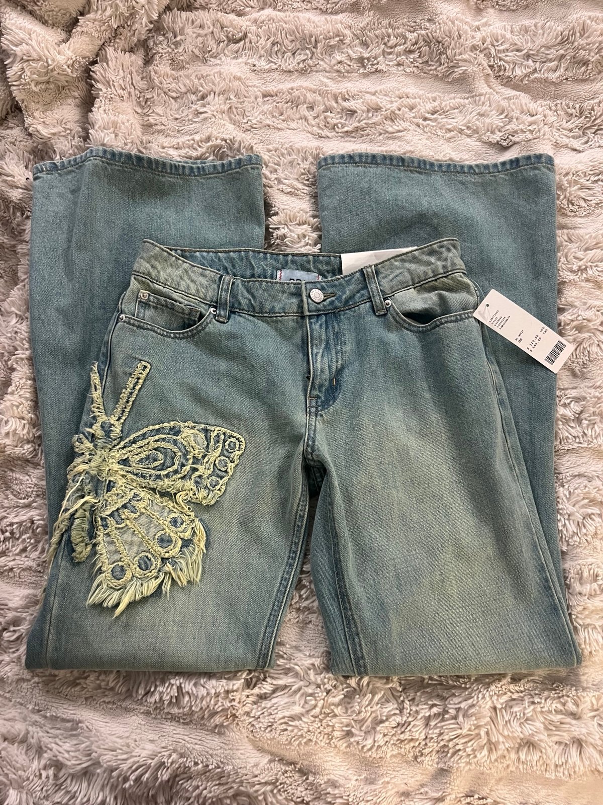 BDG Lightwash Butterfly Jeans Size 26
