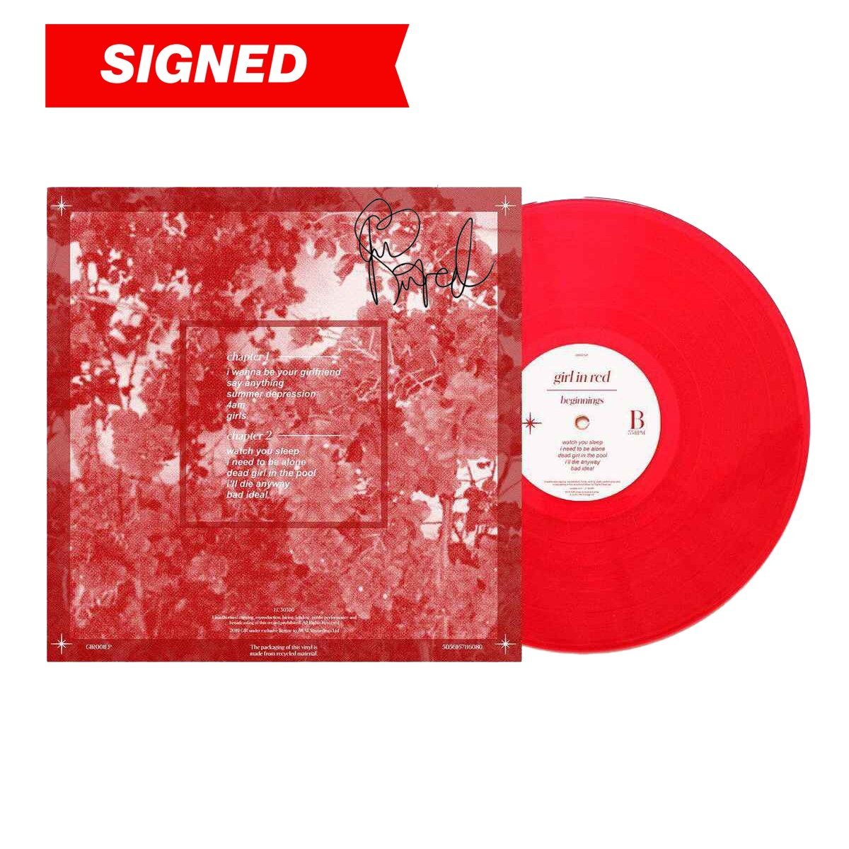 Girl In Red Beginnings LP Vinyl - Signed