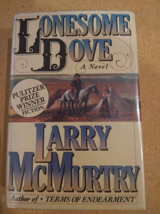First Edition 1985 Lonesome Dove Larry McMurtry SIGNED Like NEW condition w/typo