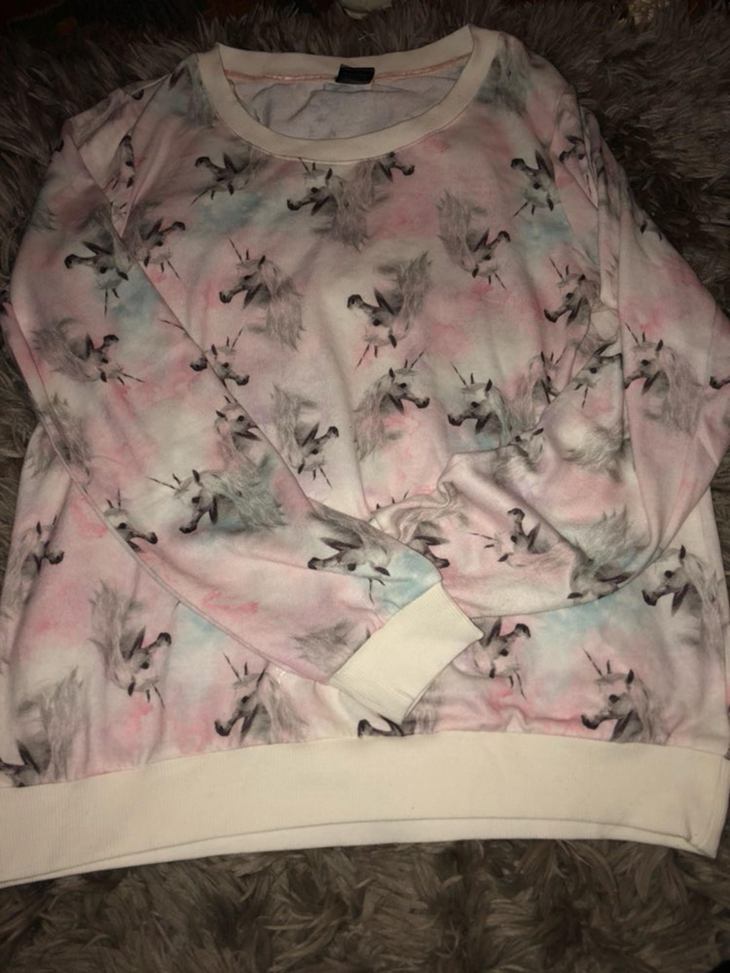 Rare Super Soft Unicorn Long Sleeve L