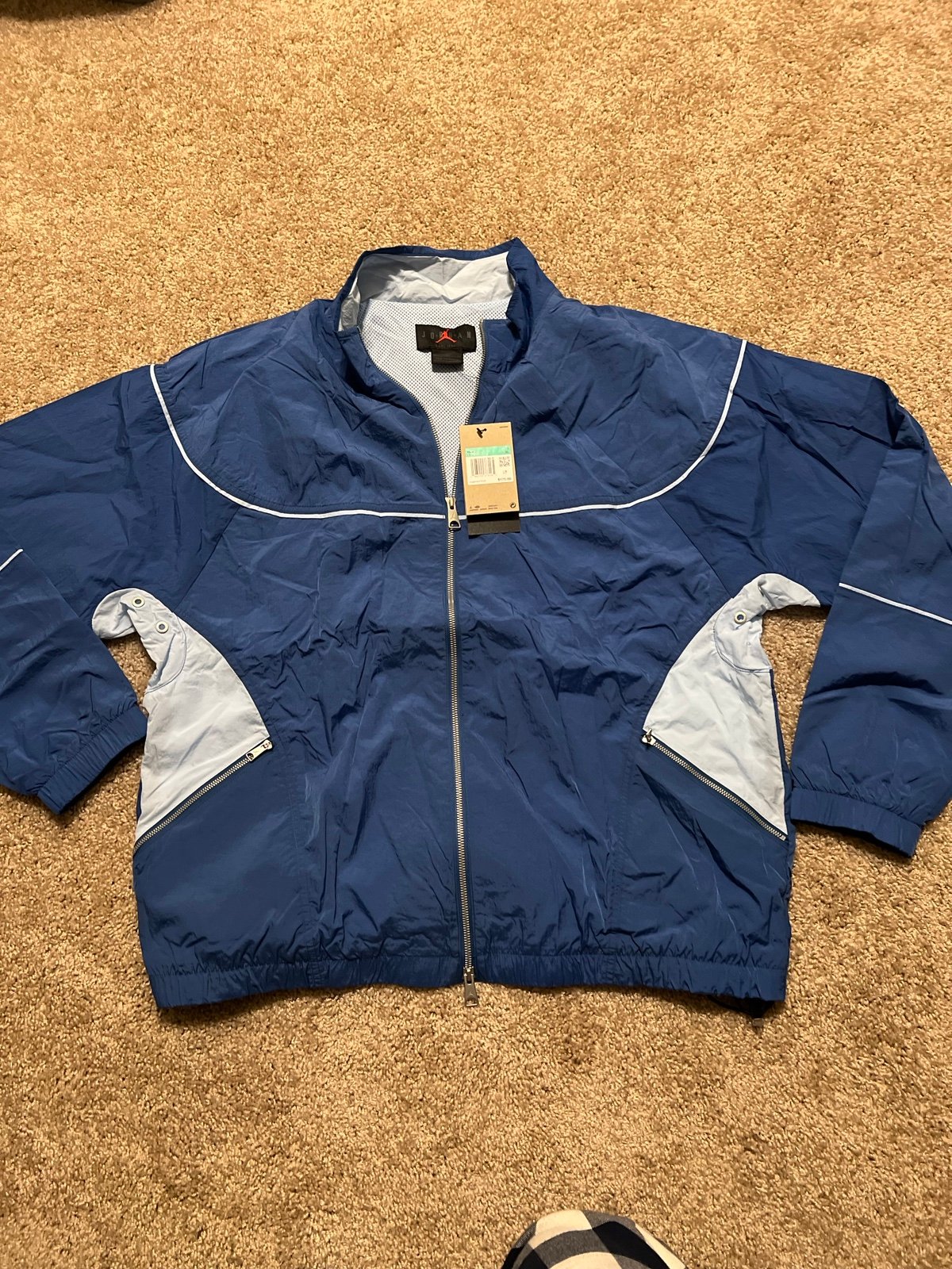 Nike Air Jordan Essential Flight Track Jacket Blue DV7624-485 Men’s Size XL NEW
