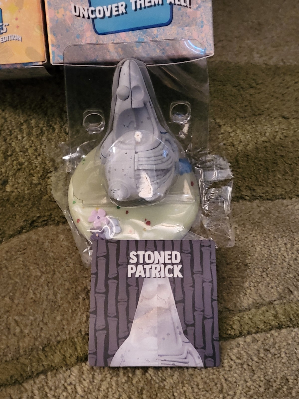 Nickelodeon Spongebob Stone Patrick CHASE/RARE Dissectible Collectible Figure