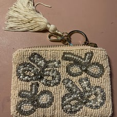 Anthropologie beaded coin purse