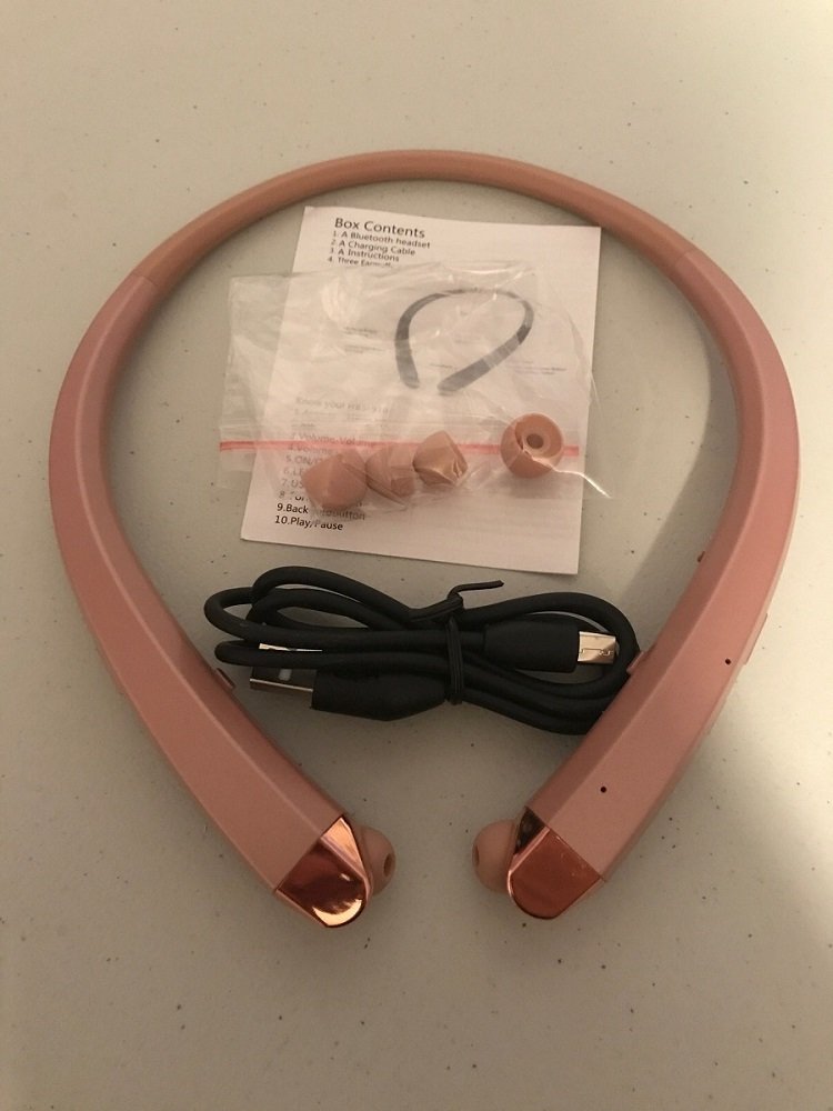 Bluetooth Headphones X 2 Pink- Black