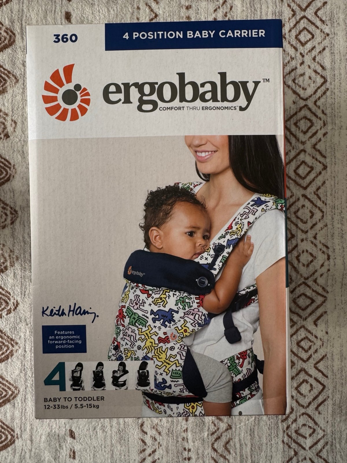 Ergo baby carrier 360 keith haring