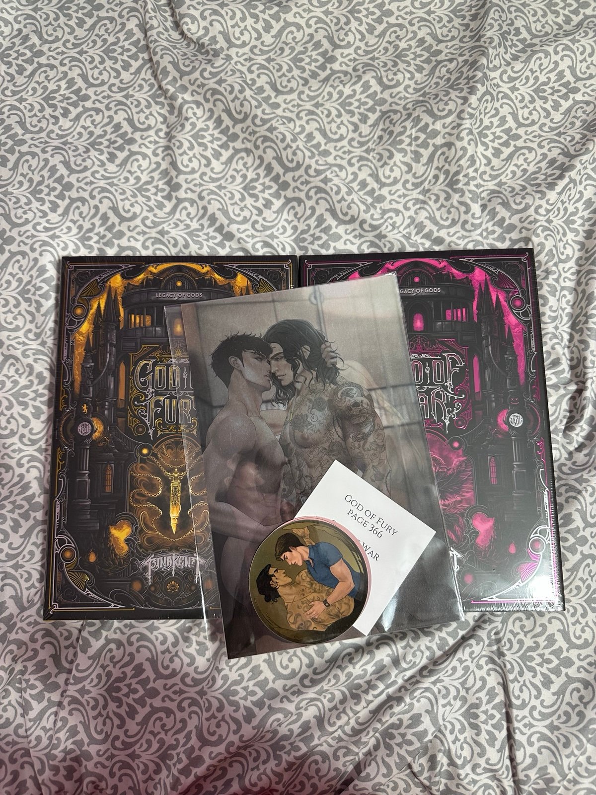 Books For Days Crate God of Fury & God of War by Rina Kent