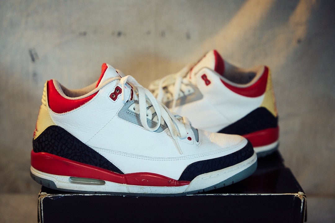 (2007) Nike Air Jordan Fire Red 3 III - sz. 10.5
