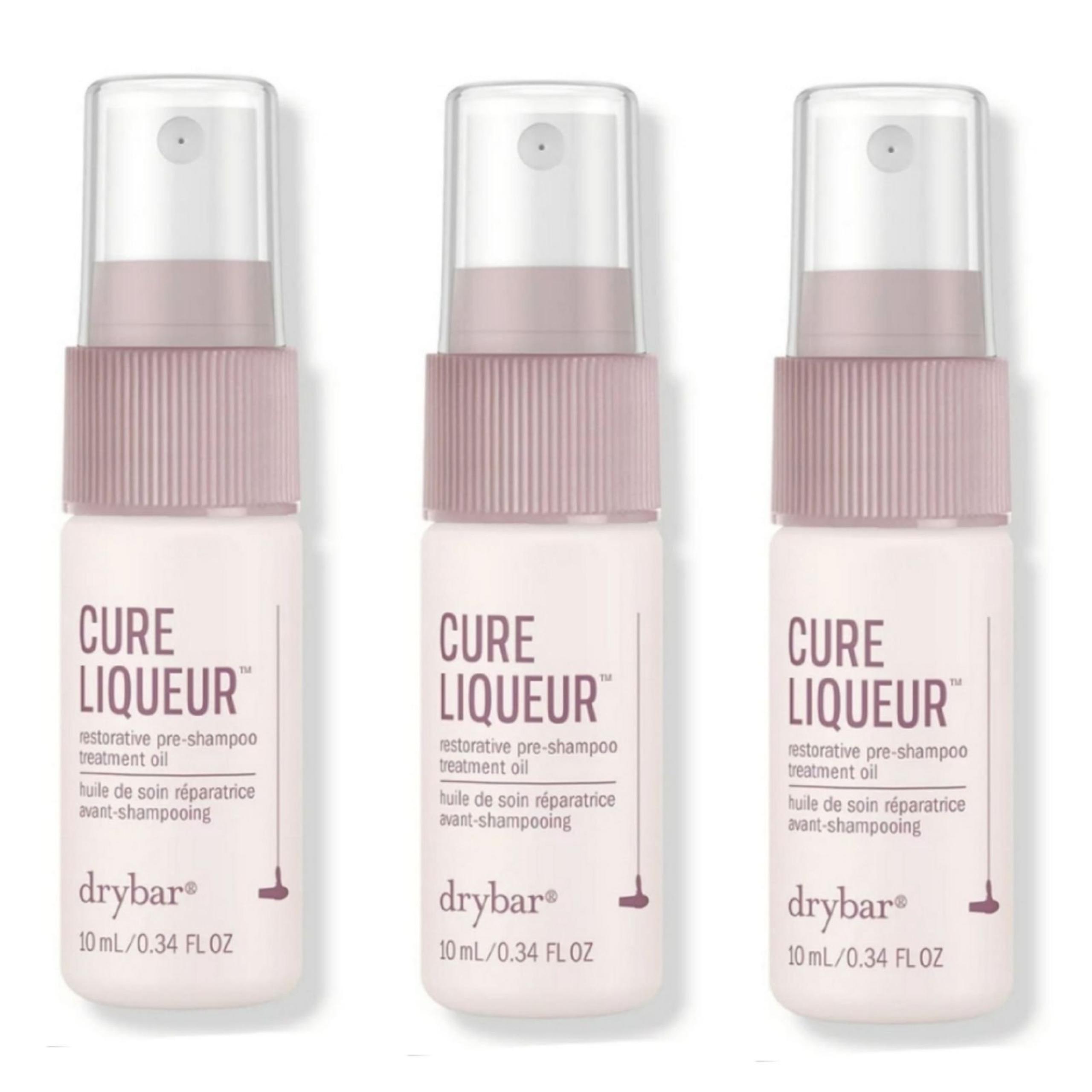 NEW 3× Drybar Cure Liqueur Treatment Oil Travel