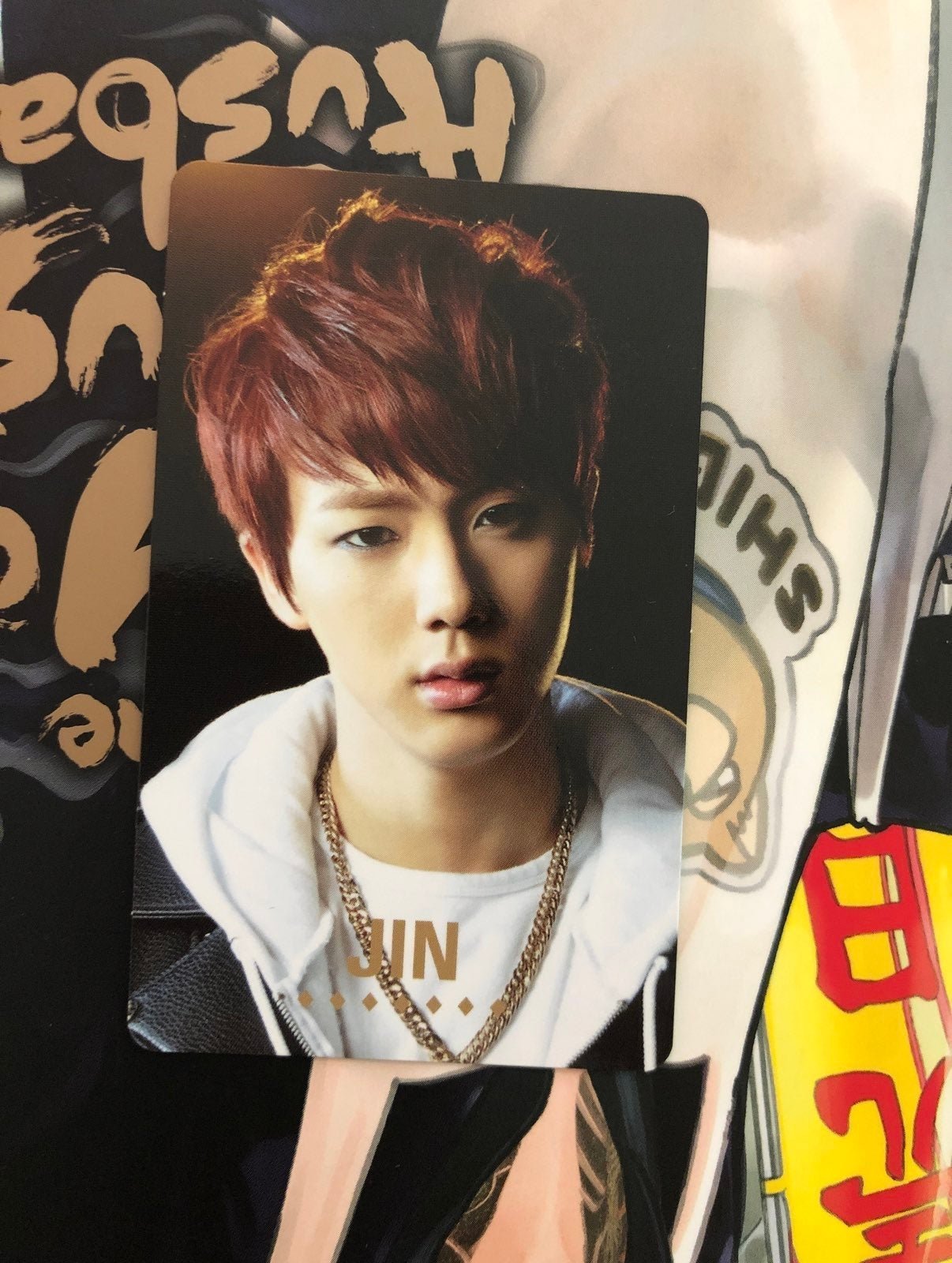 BTS JIN no more dream JAPAN ALBUM Photocard